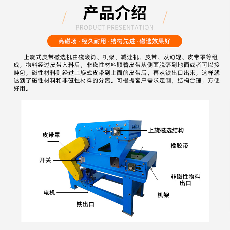 上旋式滚筒磁选机结构图