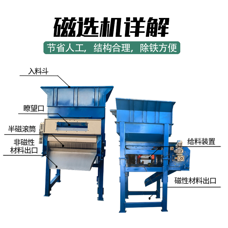 大入料给料斗+401200型永磁滚筒结构图